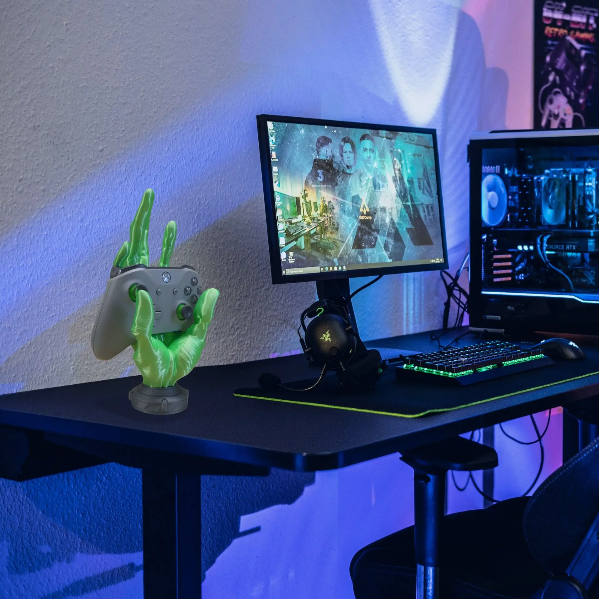 Support manette