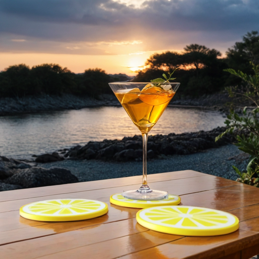 Dessous de verre - Citron