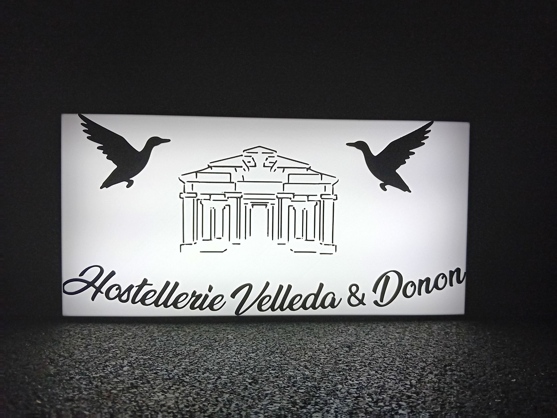 Boite LED - Logo
