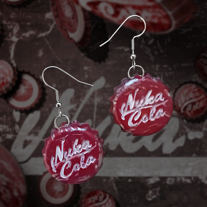 Fanart Fallout 76 - Boucles d'oreilles Nuka Cola Fanart Fallout 76 - Boucles d'oreilles Nuka Cola