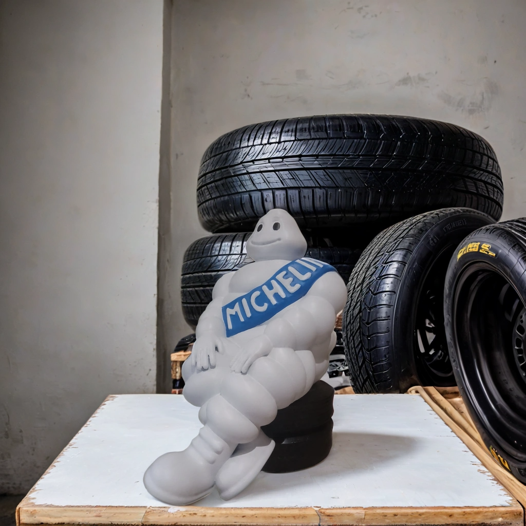 Figurine fanart - PLA peint 30 cm - Bibendum "le bonhomme Michelin" Figurine fanart - PLA peint 30 cm - Bibendum "le bonhomme Michelin"